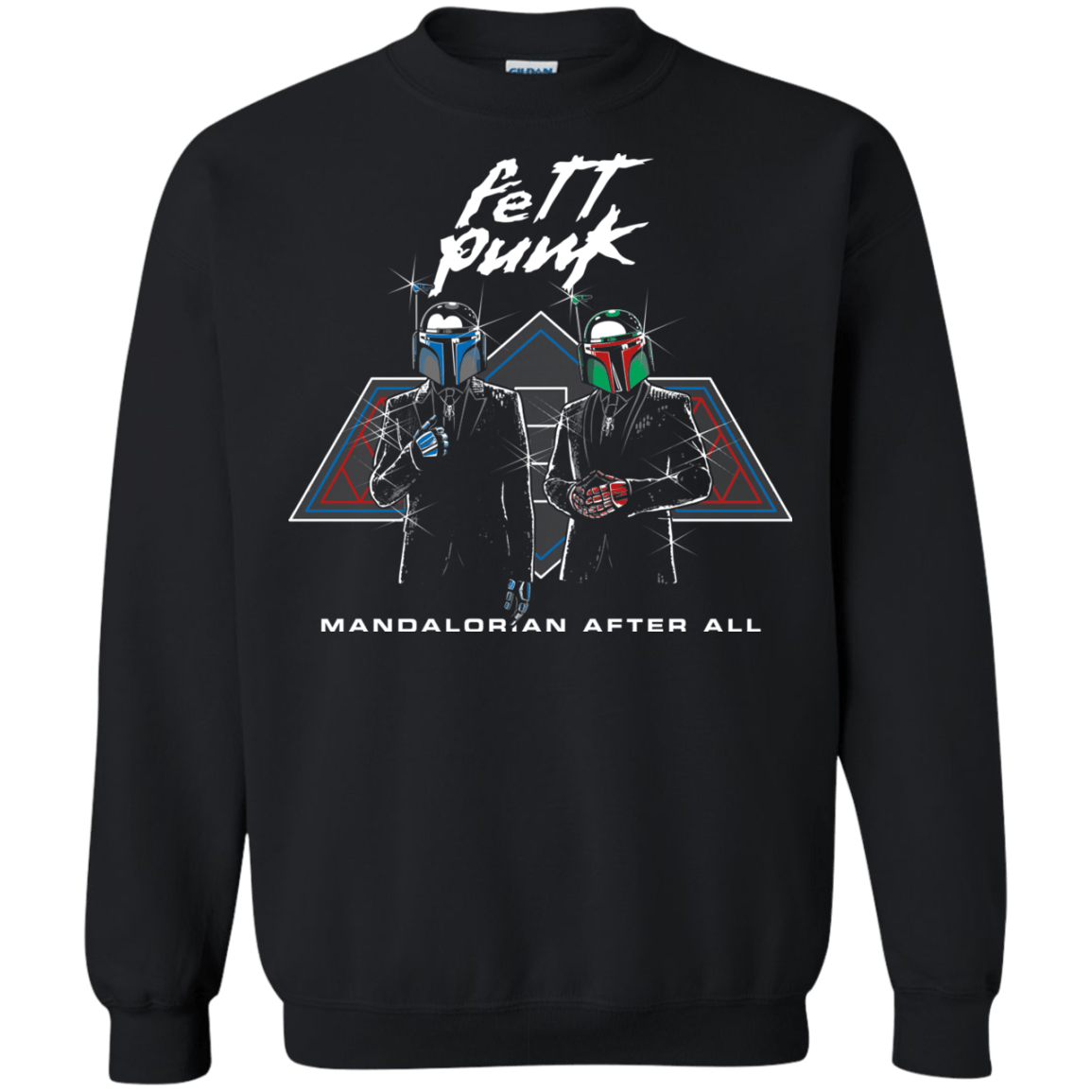 Sweatshirts Black / S Fett Punk Crewneck Sweatshirt