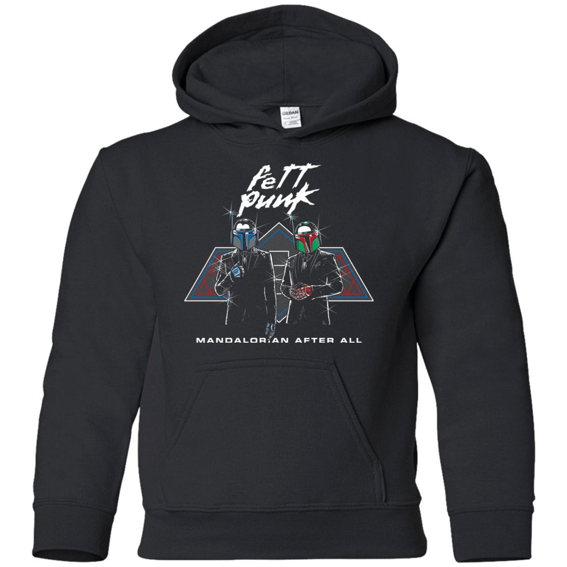 Sweatshirts Black / YS Fett Punk Youth Hoodie