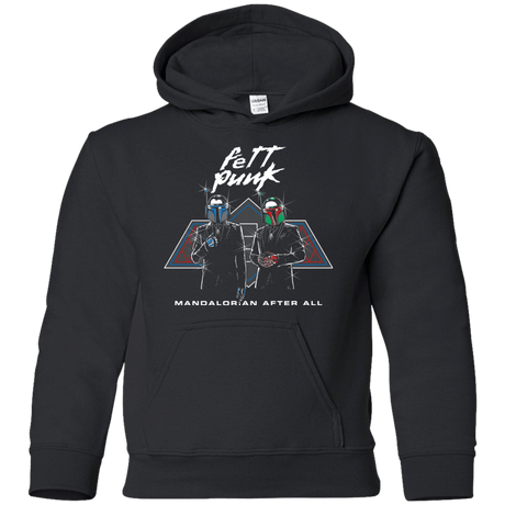 Sweatshirts Black / YS Fett Punk Youth Hoodie