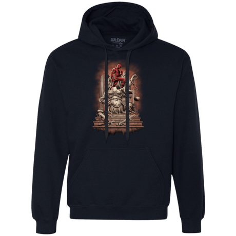 Sweatshirts Navy / Small Fiat Justitia Ruat Caelum Premium Fleece Hoodie