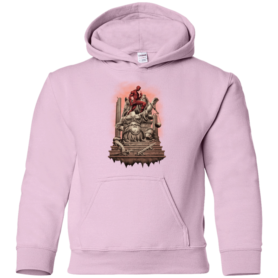 Sweatshirts Light Pink / YS Fiat Justitia Ruat Caelum Youth Hoodie