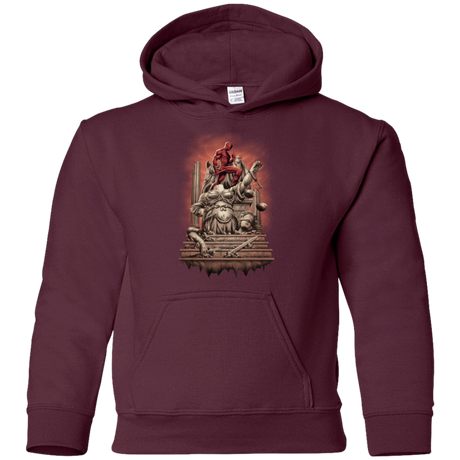 Sweatshirts Maroon / YS Fiat Justitia Ruat Caelum Youth Hoodie