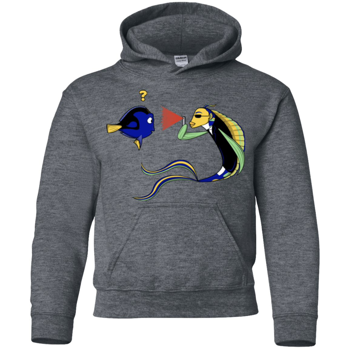 Sweatshirts Dark Heather / YS FIB Youth Hoodie