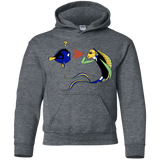 Sweatshirts Dark Heather / YS FIB Youth Hoodie