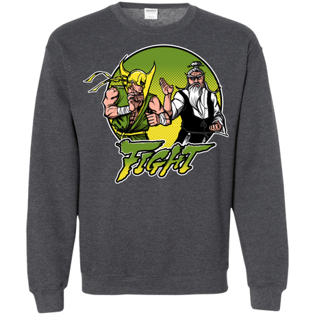 Sweatshirts Dark Heather / S Fight Crewneck Sweatshirt