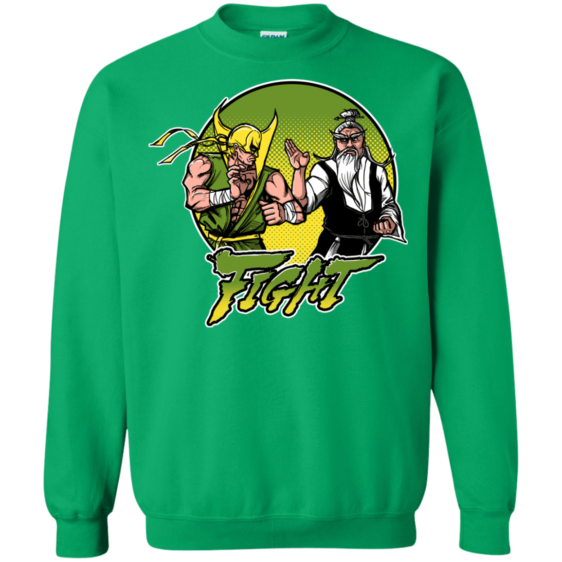 Sweatshirts Irish Green / S Fight Crewneck Sweatshirt