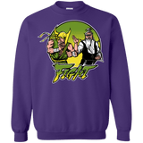 Sweatshirts Purple / S Fight Crewneck Sweatshirt