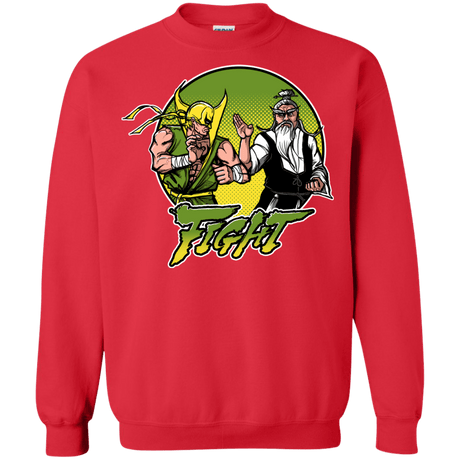 Sweatshirts Red / S Fight Crewneck Sweatshirt