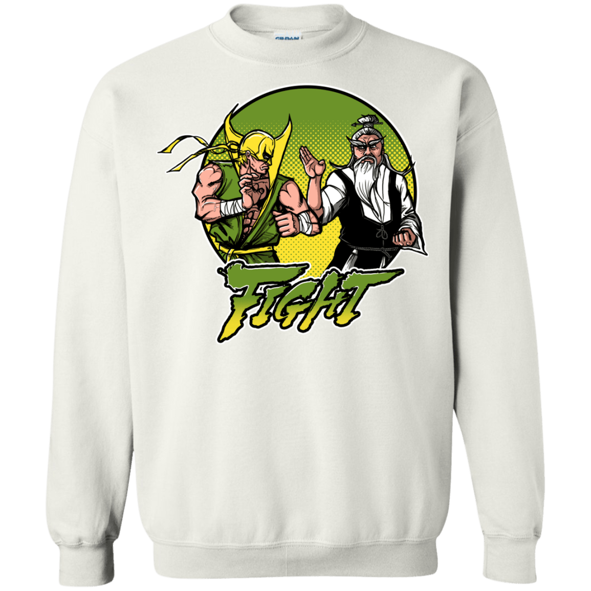 Sweatshirts White / S Fight Crewneck Sweatshirt