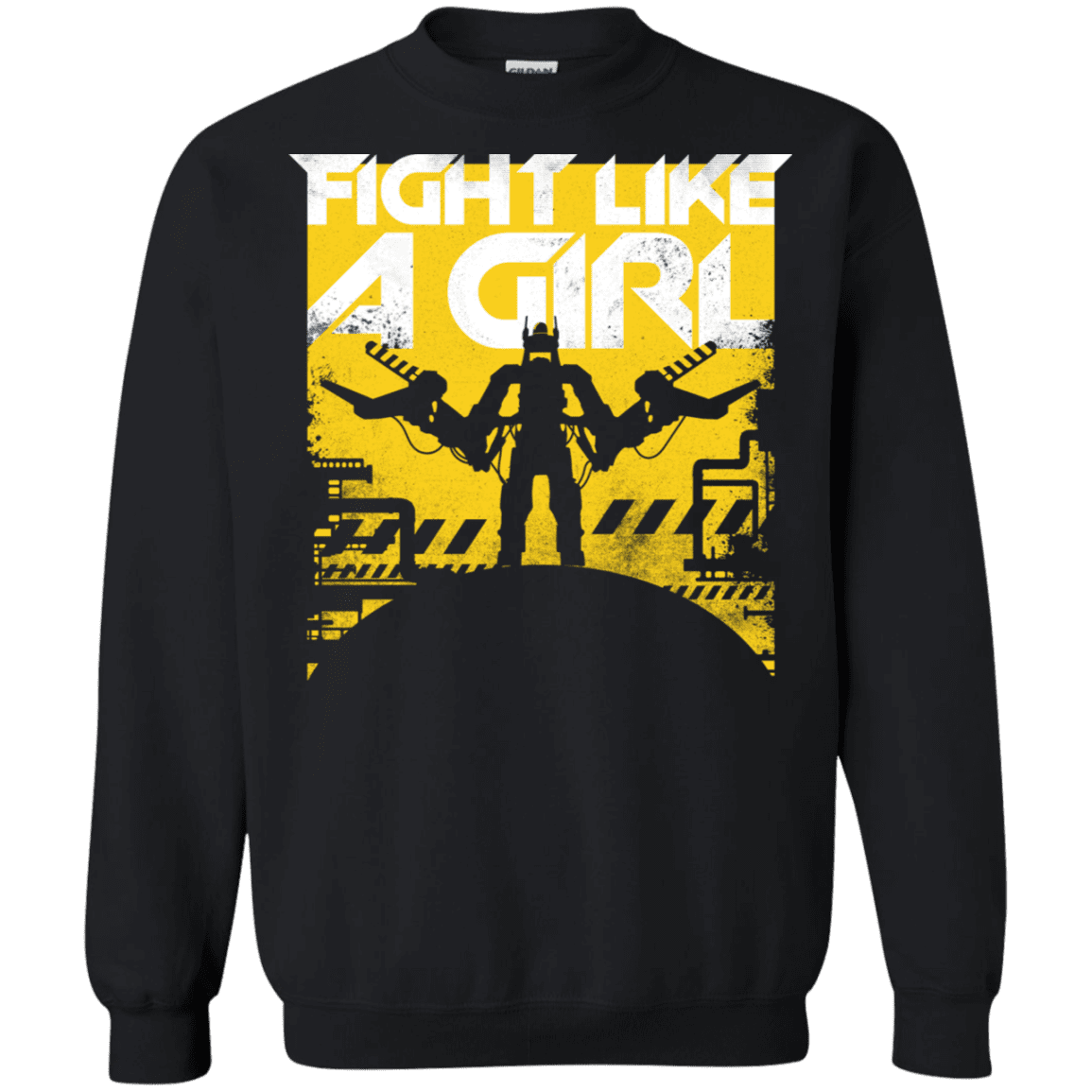 Sweatshirts Black / S Fight Like A Girl Crewneck Sweatshirt