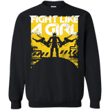 Sweatshirts Black / S Fight Like A Girl Crewneck Sweatshirt