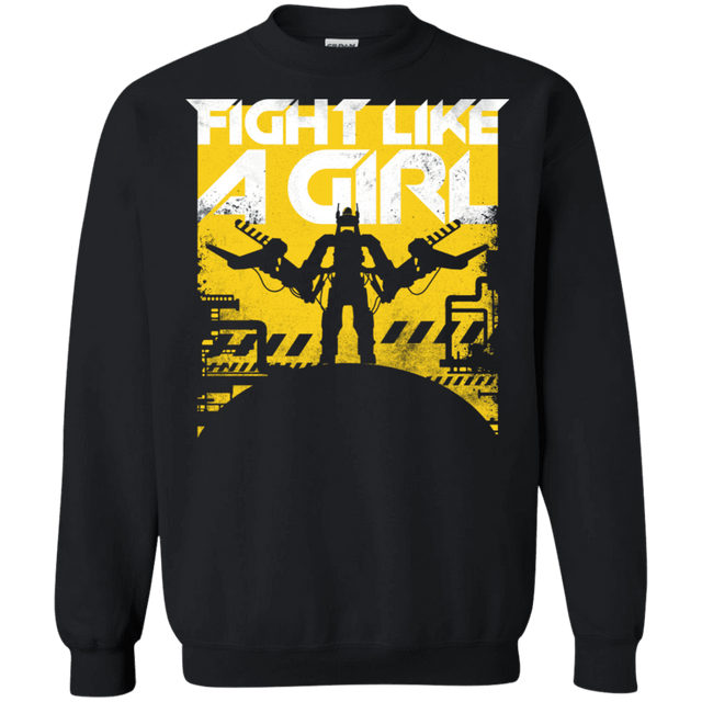 Sweatshirts Black / S Fight Like A Girl Crewneck Sweatshirt