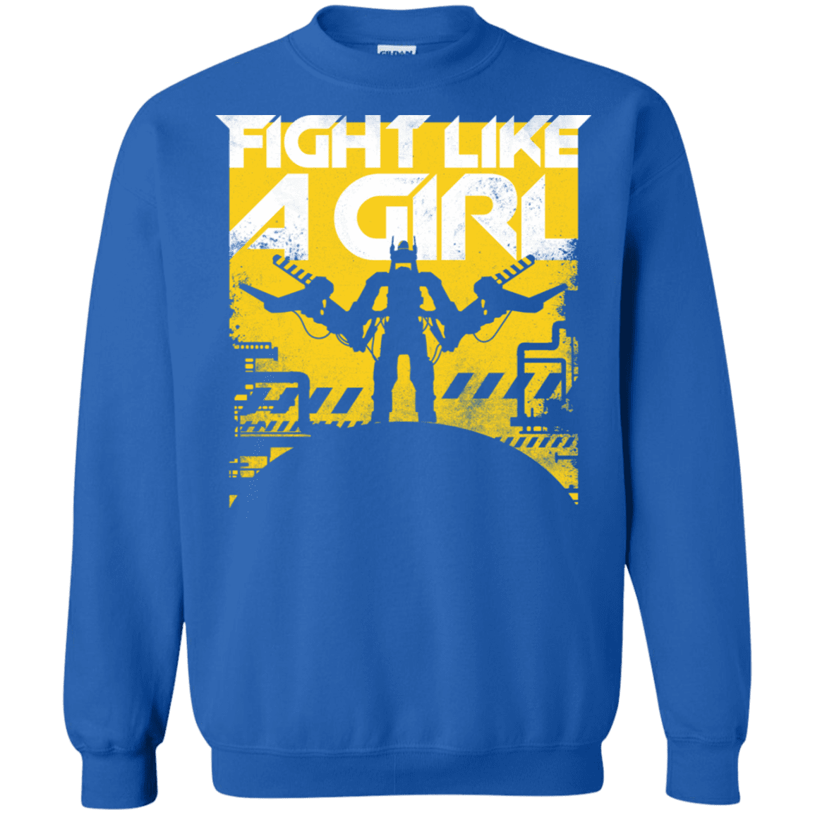 Sweatshirts Royal / S Fight Like A Girl Crewneck Sweatshirt