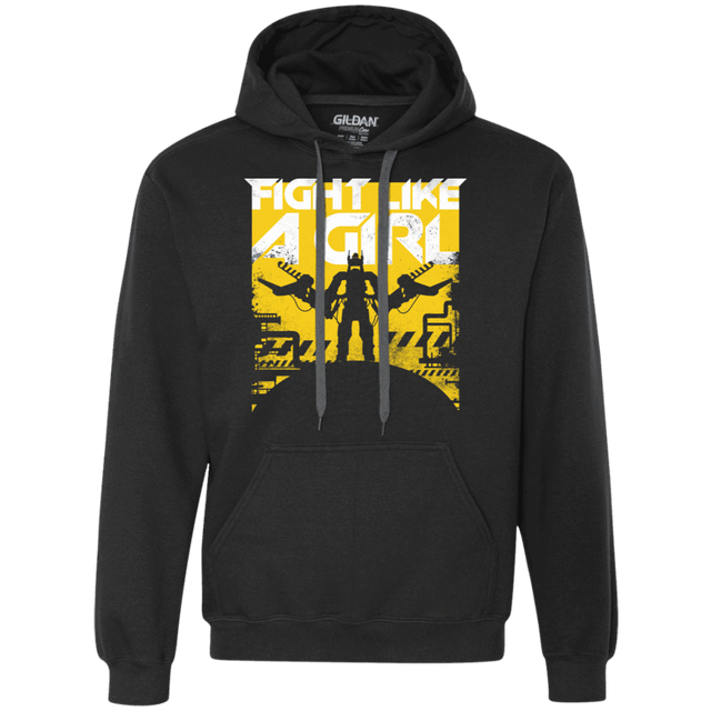 Sweatshirts Black / S Fight Like A Girl Premium Fleece Hoodie