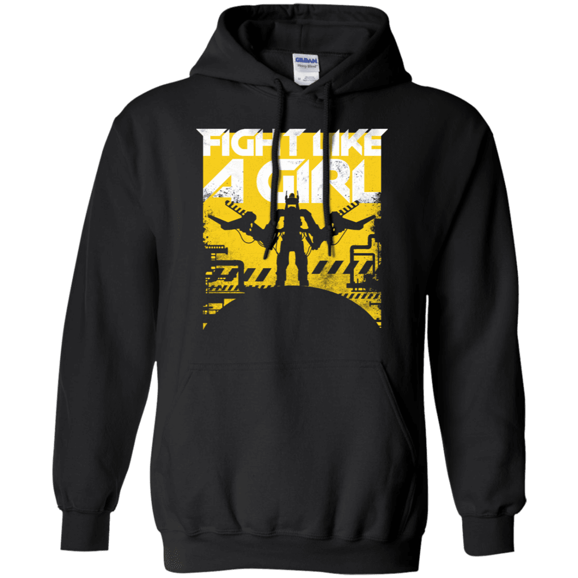 Sweatshirts Black / S Fight Like A Girl Pullover Hoodie