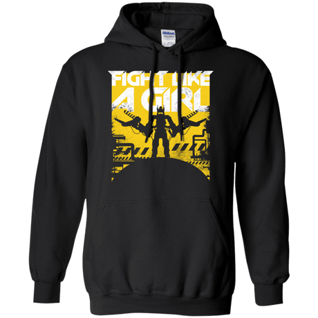 Sweatshirts Black / S Fight Like A Girl Pullover Hoodie