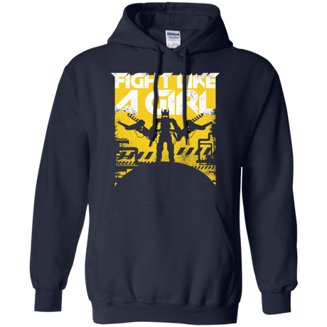 Sweatshirts Navy / S Fight Like A Girl Pullover Hoodie