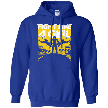 Sweatshirts Royal / S Fight Like A Girl Pullover Hoodie