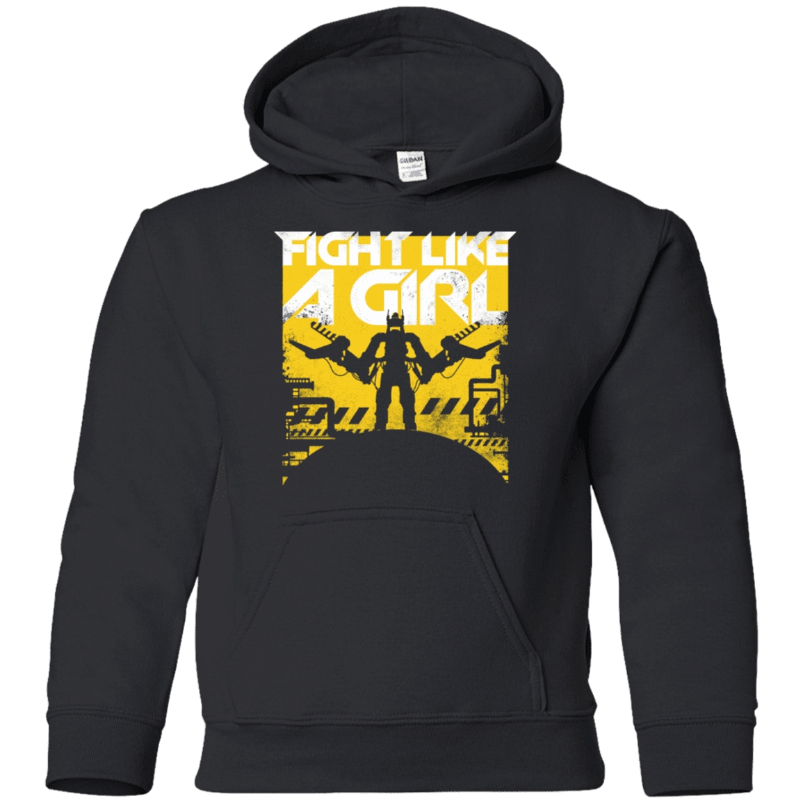 Sweatshirts Black / YS Fight Like A Girl Youth Hoodie