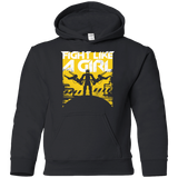 Sweatshirts Black / YS Fight Like A Girl Youth Hoodie