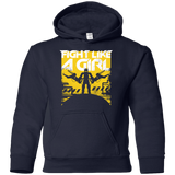 Sweatshirts Navy / YS Fight Like A Girl Youth Hoodie