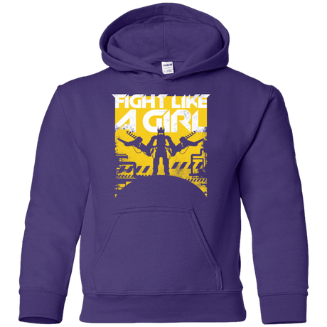 Sweatshirts Purple / YS Fight Like A Girl Youth Hoodie