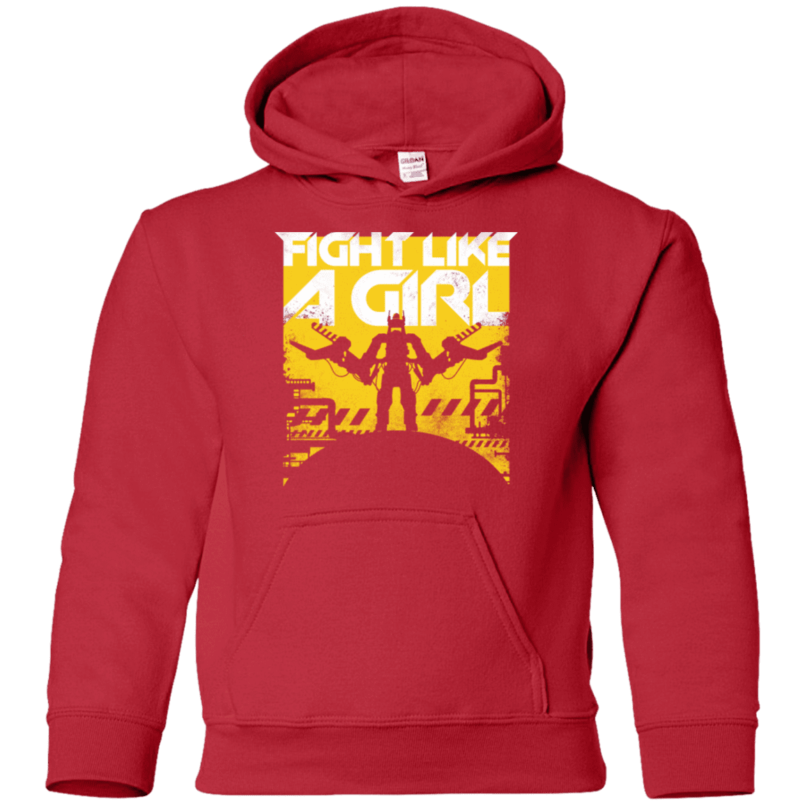 Sweatshirts Red / YS Fight Like A Girl Youth Hoodie