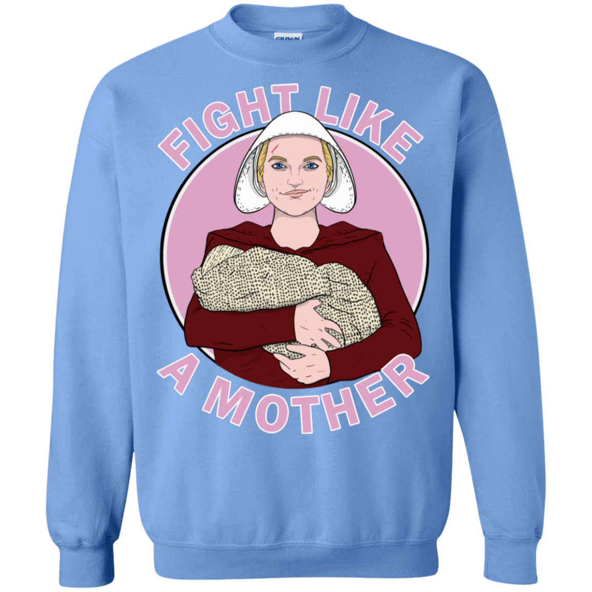 Sweatshirts Carolina Blue / S Fight Like a Mother Crewneck Sweatshirt