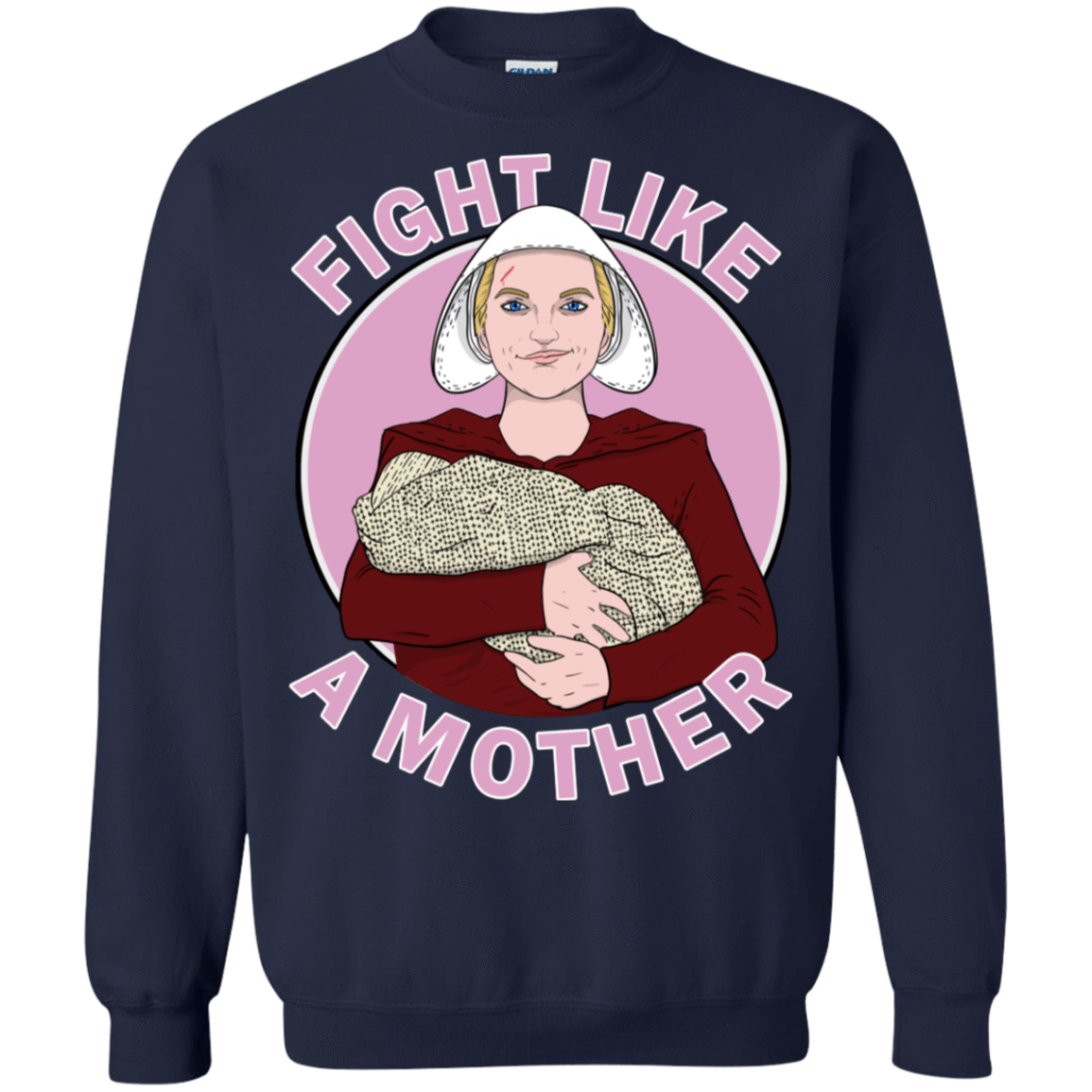 Sweatshirts Navy / S Fight Like a Mother Crewneck Sweatshirt