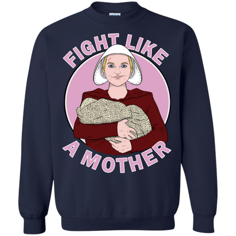 Sweatshirts Navy / S Fight Like a Mother Crewneck Sweatshirt