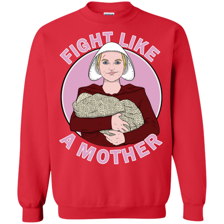 Sweatshirts Red / S Fight Like a Mother Crewneck Sweatshirt