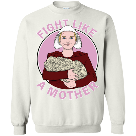 Sweatshirts White / S Fight Like a Mother Crewneck Sweatshirt