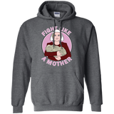 Sweatshirts Dark Heather / S Fight Like a Mother Pullover Hoodie