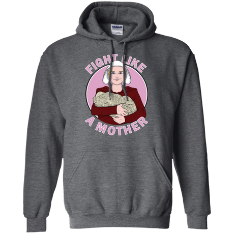 Sweatshirts Dark Heather / S Fight Like a Mother Pullover Hoodie