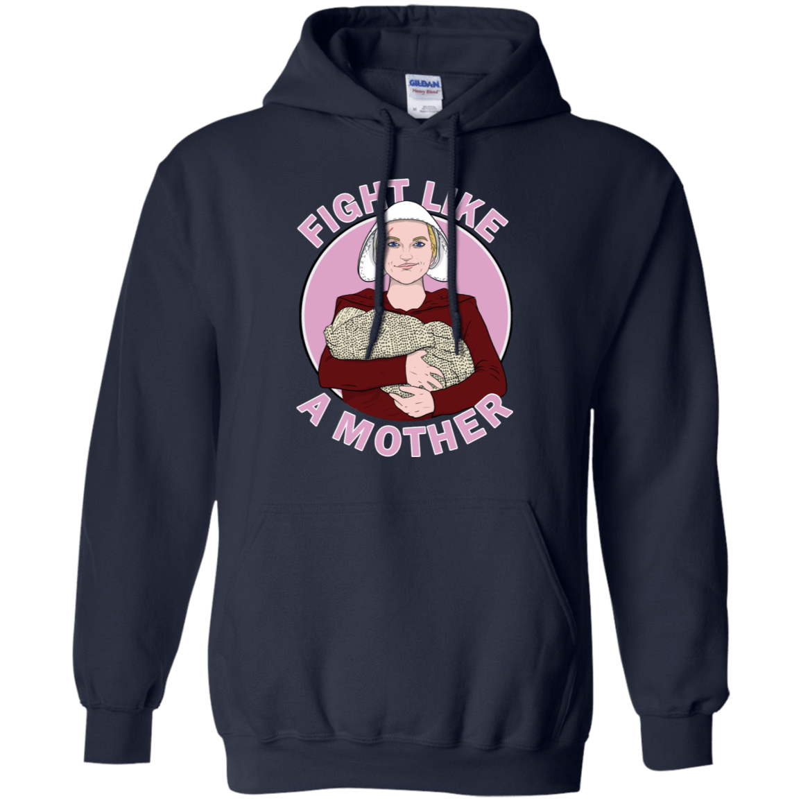 Sweatshirts Navy / S Fight Like a Mother Pullover Hoodie