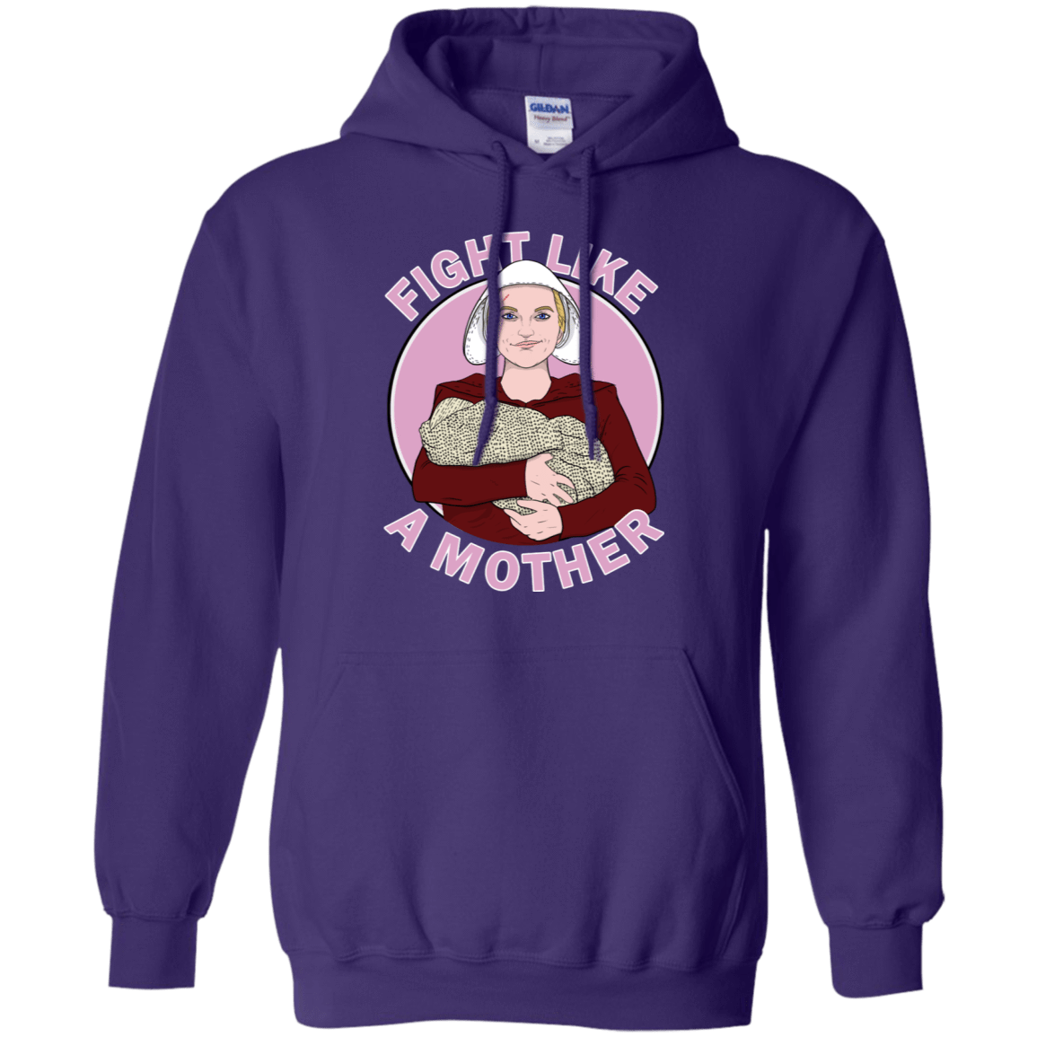 Sweatshirts Purple / S Fight Like a Mother Pullover Hoodie