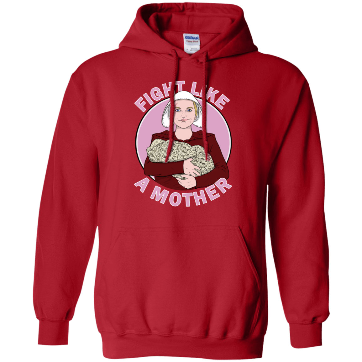 Sweatshirts Red / S Fight Like a Mother Pullover Hoodie