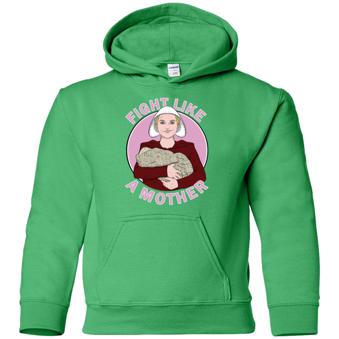 Sweatshirts Irish Green / YS Fight Like a Mother Youth Hoodie