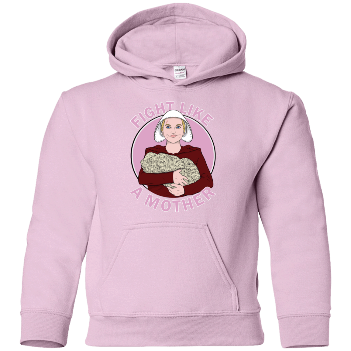 Sweatshirts Light Pink / YS Fight Like a Mother Youth Hoodie