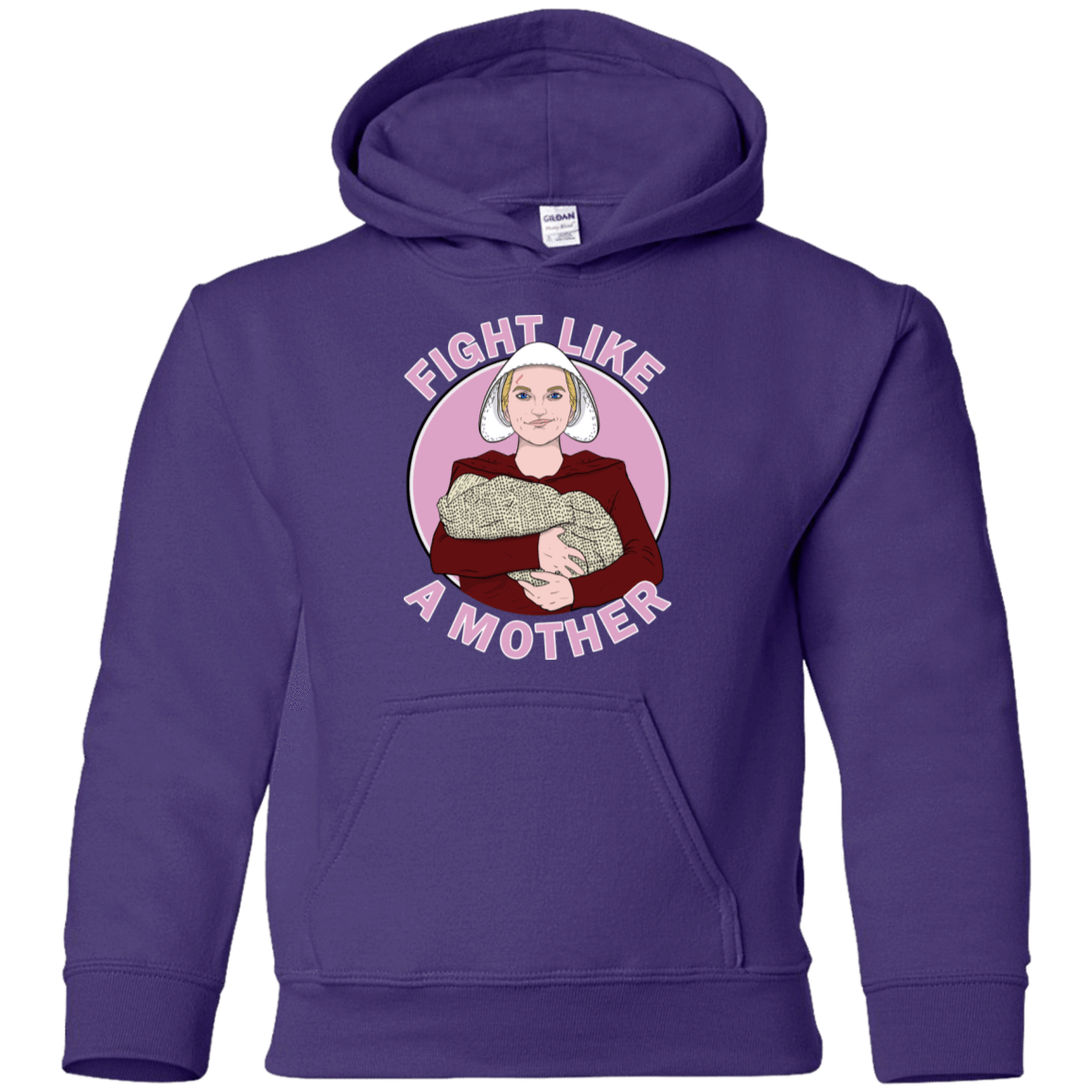 Sweatshirts Purple / YS Fight Like a Mother Youth Hoodie