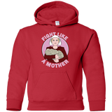 Sweatshirts Red / YS Fight Like a Mother Youth Hoodie