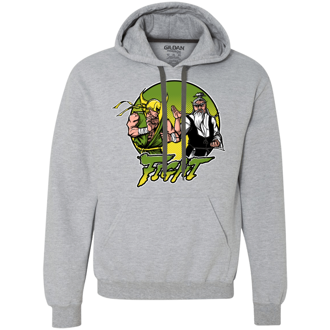 Sweatshirts Sport Grey / S Fight Premium Fleece Hoodie