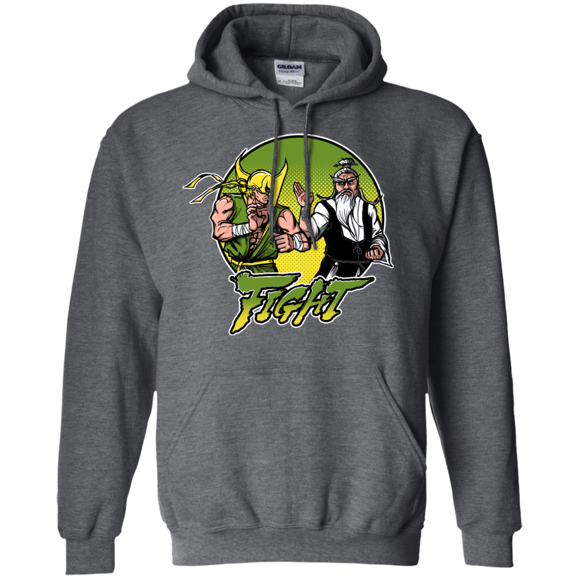 Sweatshirts Dark Heather / S Fight Pullover Hoodie