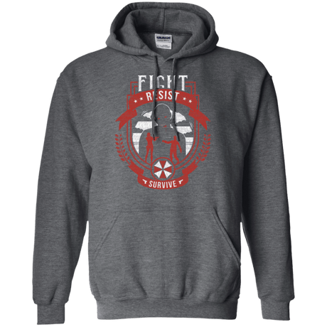 Sweatshirts Dark Heather / Small Fight, Resist, Survive Pullover Hoodie