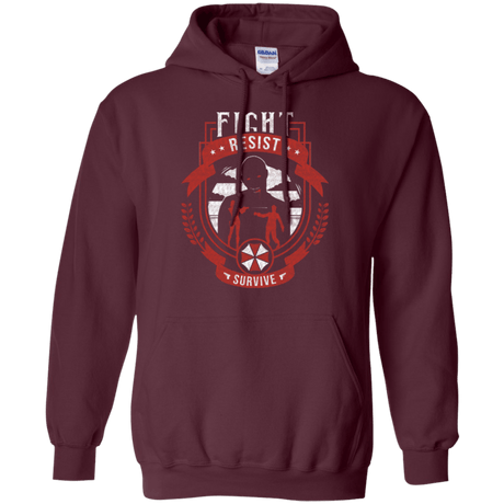 Sweatshirts Maroon / Small Fight, Resist, Survive Pullover Hoodie