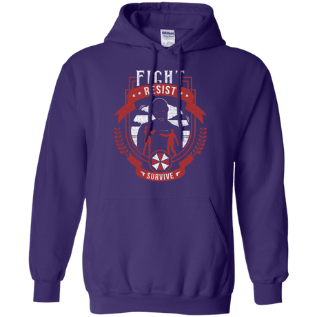 Sweatshirts Purple / Small Fight, Resist, Survive Pullover Hoodie