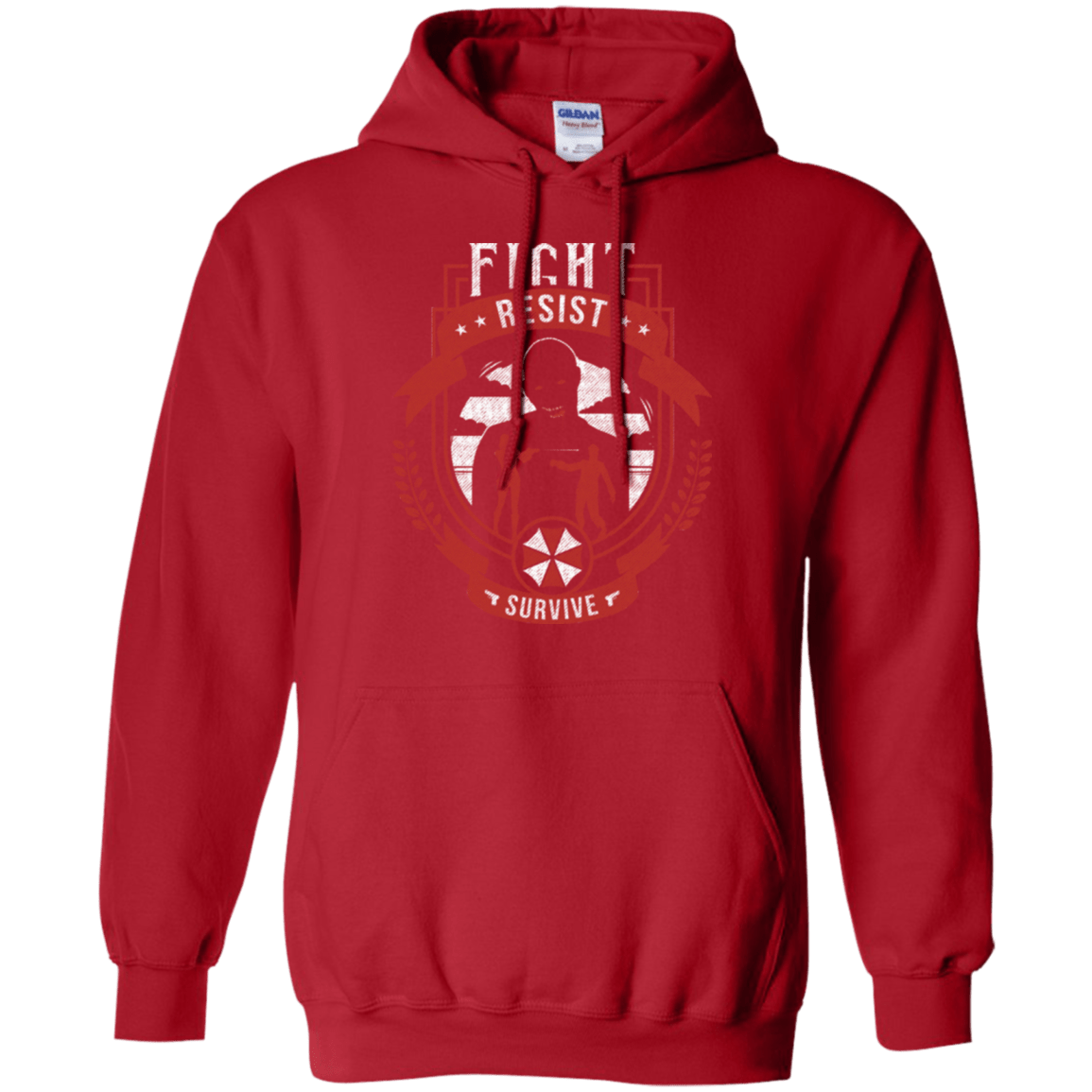 Sweatshirts Red / Small Fight, Resist, Survive Pullover Hoodie