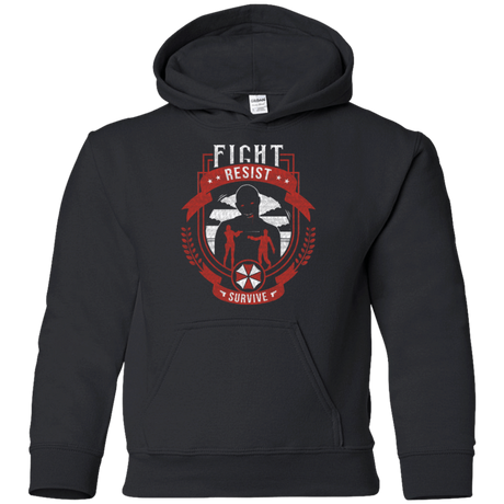 Sweatshirts Black / YS Fight, Resist, Survive Youth Hoodie