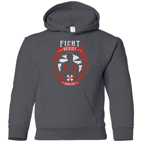 Sweatshirts Charcoal / YS Fight, Resist, Survive Youth Hoodie