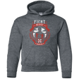 Sweatshirts Dark Heather / YS Fight, Resist, Survive Youth Hoodie